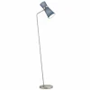 Cheap Knapstein Lampadaire Yuna-S nickel mat abat-jour bleu mobile