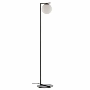 Online ALDEX Lampadaire Zac abat-jour sphérique, noir