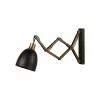 Online Opviq Lampe à ciseaux Sivani MR-725 noir/or antique