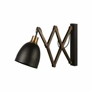 Online Opviq Lampe à ciseaux Sivani MR-725 noir/or antique