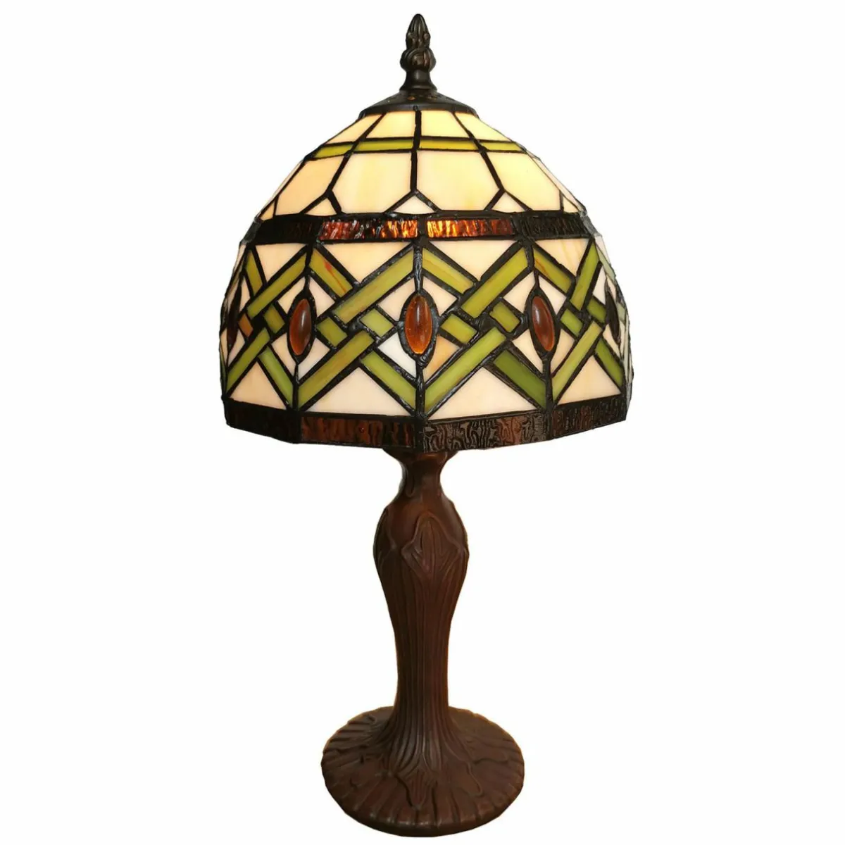lampe__poser__abatjour_verre_design_tiffany_0.webp Cheap Clayre&Eef Lampe à poser 6027 abat-jour verre design Tiffany
