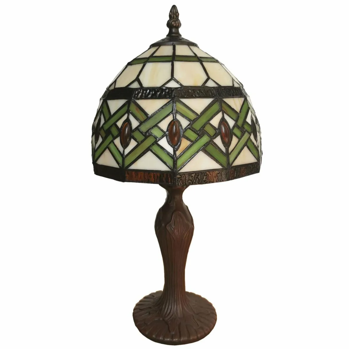 lampe__poser__abatjour_verre_design_tiffany_1.webp Cheap Clayre&Eef Lampe à poser 6027 abat-jour verre design Tiffany