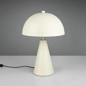Flash Sale Trio Lighting Lampe à poser Alfie, gris clair mat, métal, E27