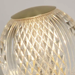 New Searchlight Lampe à poser Allure laiton, acier, acrylique
