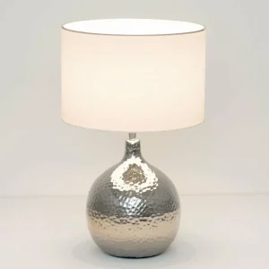 Online Holländer Lampe à poser Ananas, blanche/argentée