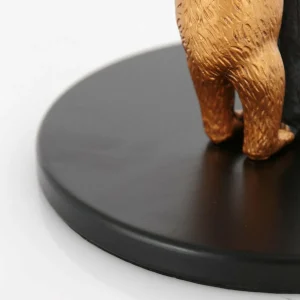 Shop Steinhauer Lampe à poser Animaux 8235ZW, métal, velours, noir, or