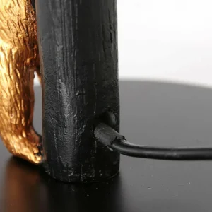 Shop Steinhauer Lampe à poser Animaux 3713ZW, tressage noir/naturel