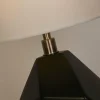 Flash Sale Searchlight Lampe à poser Apex blanc/noir hauteur 55,5 cm textile/résine synthétique
