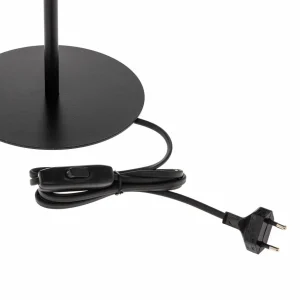 Store Luminex Lampe à poser Arden sans abat-jour, noir, hauteur 24cm