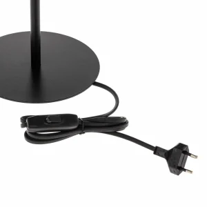 Fashion Luminex Lampe à poser Arden sans abat-jour, noir, hauteur 44cm