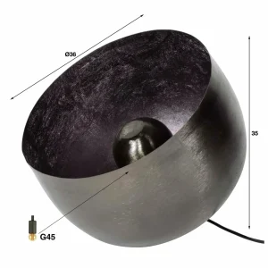 Hot Zijlstra Lampe à poser Basket Light, Ø 36 cm