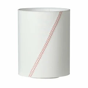 Store lumbono Lampe à poser Bateau N°17 voile blanc/rouge