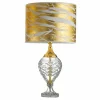 Hot Cremasco Lampe à poser Belle Epoque, 59 cm doré