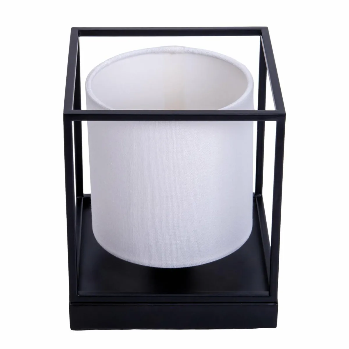 lampe__poser_beta_en_mtal_abatjour_tissu_blanc_0.webp Outlet Näve Lampe à poser Beta en métal abat-jour tissu blanc