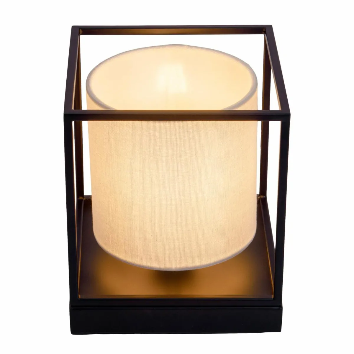 lampe__poser_beta_en_mtal_abatjour_tissu_blanc_1.webp Outlet Näve Lampe à poser Beta en métal abat-jour tissu blanc