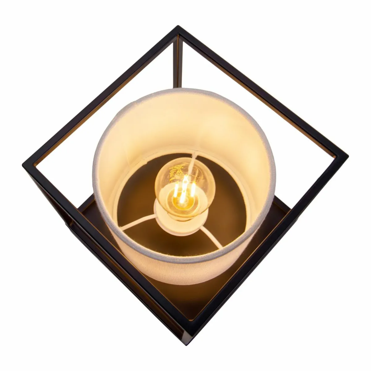 lampe__poser_beta_en_mtal_abatjour_tissu_blanc_3.webp Outlet Näve Lampe à poser Beta en métal abat-jour tissu blanc