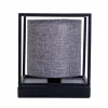 Flash Sale Näve Lampe à poser Beta en métal abat-jour tissu gris