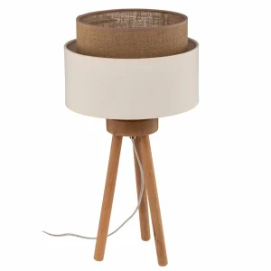 Store Duolla Lampe à poser Boho, écru/jute, H 45 cm