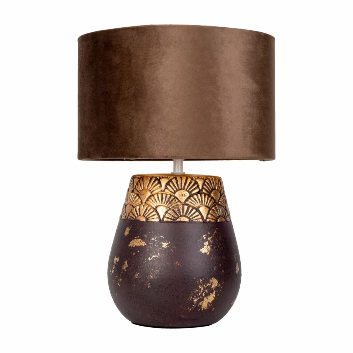 lampe__poser_bronco_tabac_cramiquesimili_cuir_hauteur__cm_1.webp Store Näve Lampe à poser Bronco, tabac, céramique/simili cuir, hauteur 39 cm