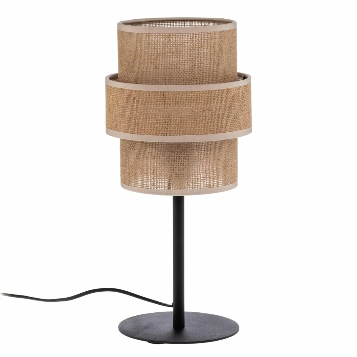 lampe__poser_calisto_jute_brun_naturel_hauteur__cm_1.webp Best Sale TK Lighting Lampe à poser Calisto, Jute, brun naturel, hauteur 38 cm