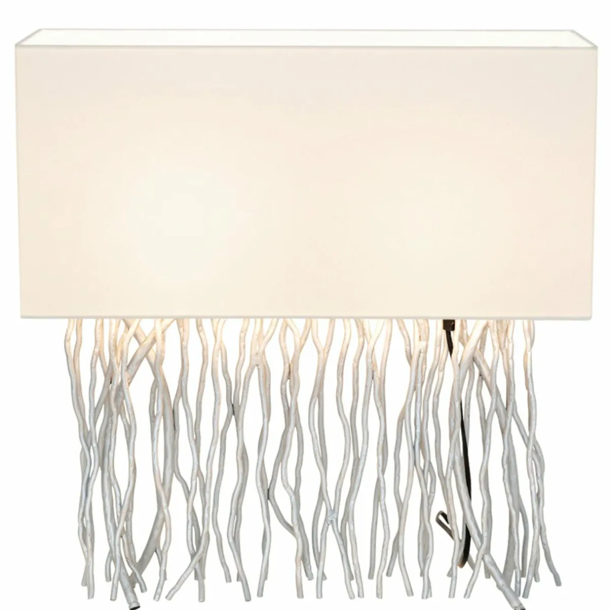lampe__poser_capri_angulaire_cruargent_1.webp Shop Holländer Lampe à poser Capri, angulaire, écru/argenté