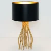 Discount Holländer Lampe à poser Capri noire, rond, hauteur 44 cm