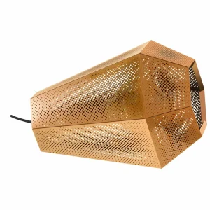 Best Sale EGLO Lampe à poser Chiavica motif perforé, laiton