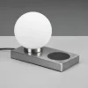 Fashion Reality Leuchten Lampe à poser Chloe avec chargeur, nickel