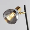 Flash Sale Searchlight Lampe à poser Classy avec abat-jour en verre fumé