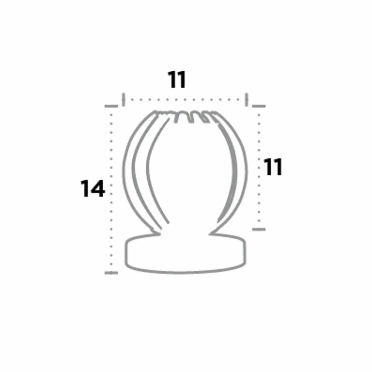 lampe__poser_claw_fonction_tactile_abatjour_fum_1.webp Fashion Searchlight Lampe à poser Claw fonction tactile abat-jour fumé