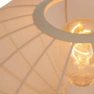 Store Lucide Lampe à poser Corina, crème, Ø 40 cm, E27
