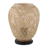Clearance EGLO Lampe à poser Dembleby en bois, coloris nature