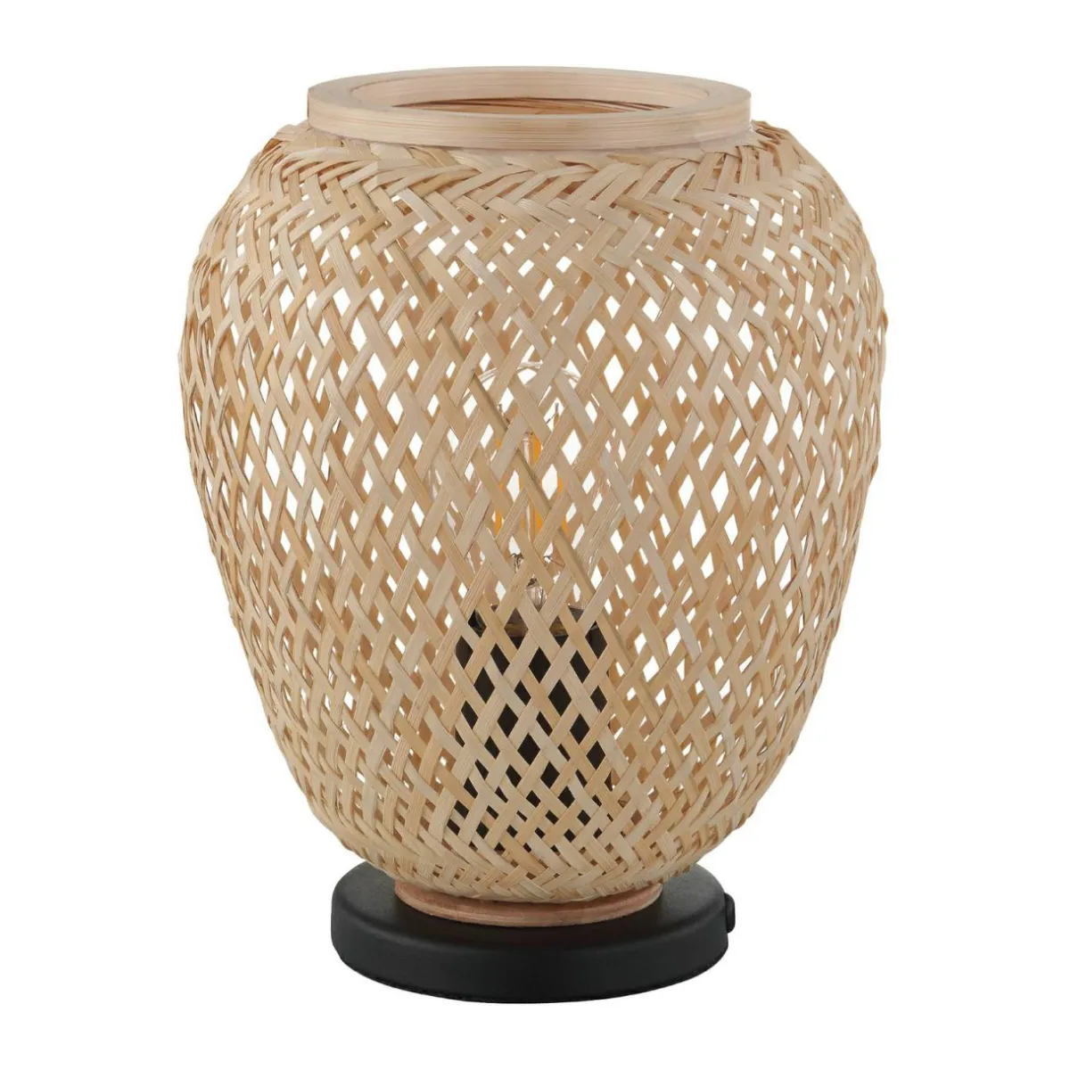Clearance EGLO Lampe à poser Dembleby en bois, coloris nature