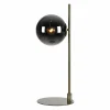 Sale Markslöjd Lampe à poser Dione, laiton/gris fumée, verre, fer