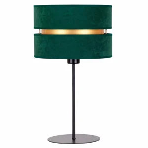 Hot Duolla Lampe à poser Duo, verte/dorée, hauteur 50 cm