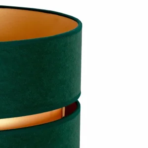 Hot Duolla Lampe à poser Duo, verte/dorée, hauteur 50 cm