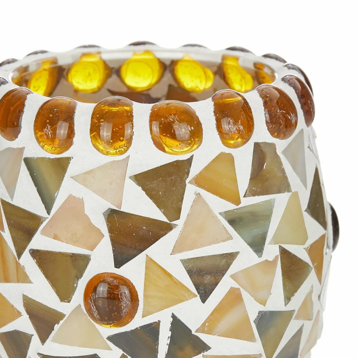 lampe__poser_enya_mosaque_de_verre_crmebrun_1.webp Sale Näve Lampe à poser Enya mosaïque de verre crème-brun