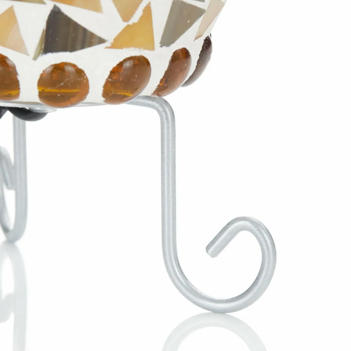 lampe__poser_enya_mosaque_de_verre_crmebrun_3.webp Sale Näve Lampe à poser Enya mosaïque de verre crème-brun