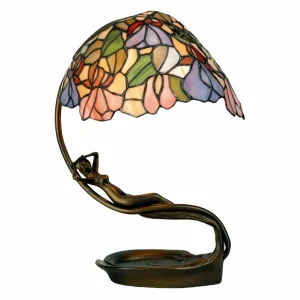 Shop Clayre&Eef Lampe à poser Eve style Tiffany