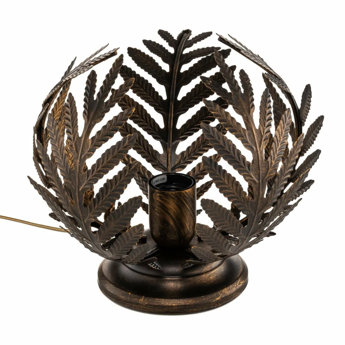 lampe__poser_felce_fougre_bronze_hauteur_cm_1.webp Store ONLI Lampe à poser Felce fougère bronze, hauteur 24 cm