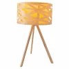 Shop Näve Lampe à poser Finja support trépied en bambou