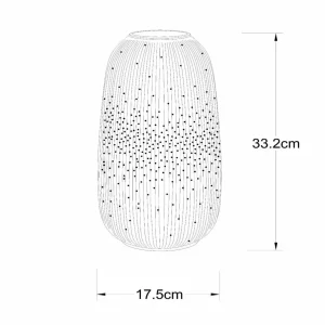 Online Lucide Lampe à poser Flores, Ø 17,5 cm, porcelaine, blanc, E14