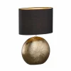 Outlet FISCHER & HONSEL Lampe à poser Foro, bronze/noir, hauteur 53 cm