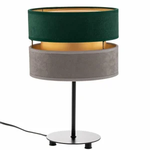 Shop Duolla Lampe à poser Golden Duo gris/vert/doré H 30cm