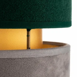 Shop Duolla Lampe à poser Golden Duo gris/vert/doré H 30cm