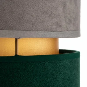 Cheap Euluna Lampe à poser Golden Duo gris/vert/doré H 50cm