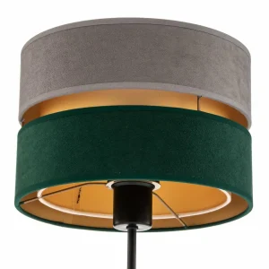 Cheap Euluna Lampe à poser Golden Duo gris/vert/doré H 50cm