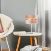 New Duolla Lampe à poser Golden Duo h 30 cm rose clair/doré