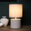 Cheap Lucide Lampe à poser Greasby abat-jour en tissu, beige