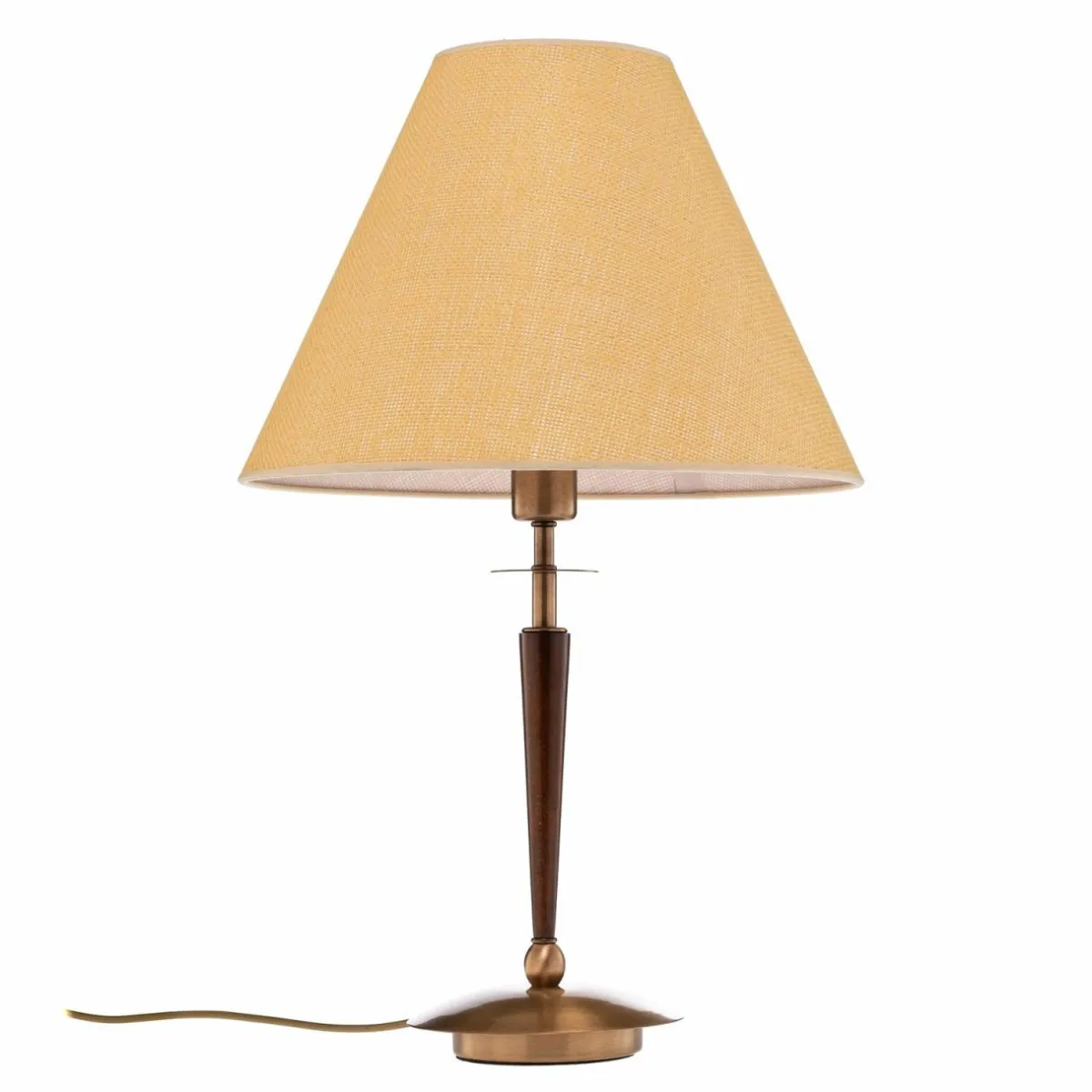lampe__poser_hmleb_avec_abatjour_tissu_1.webp Flash Sale Avonni Lampe à poser HML-9009-1EB avec abat-jour tissu
